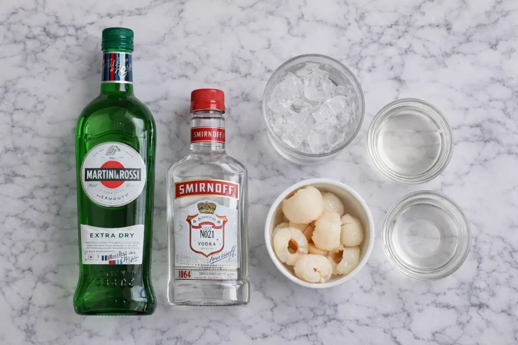 Lychee Martini Recipe Ingredients