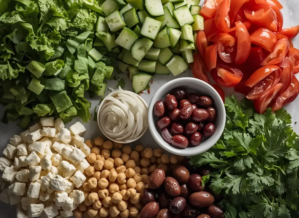 Mediterranean Salad Recipe Ingredients
