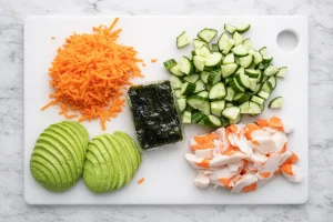Vegetables Sushi Bowls
