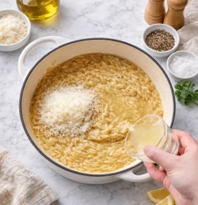 stir in lemon juice
