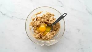 Add eggs and vanilla extract