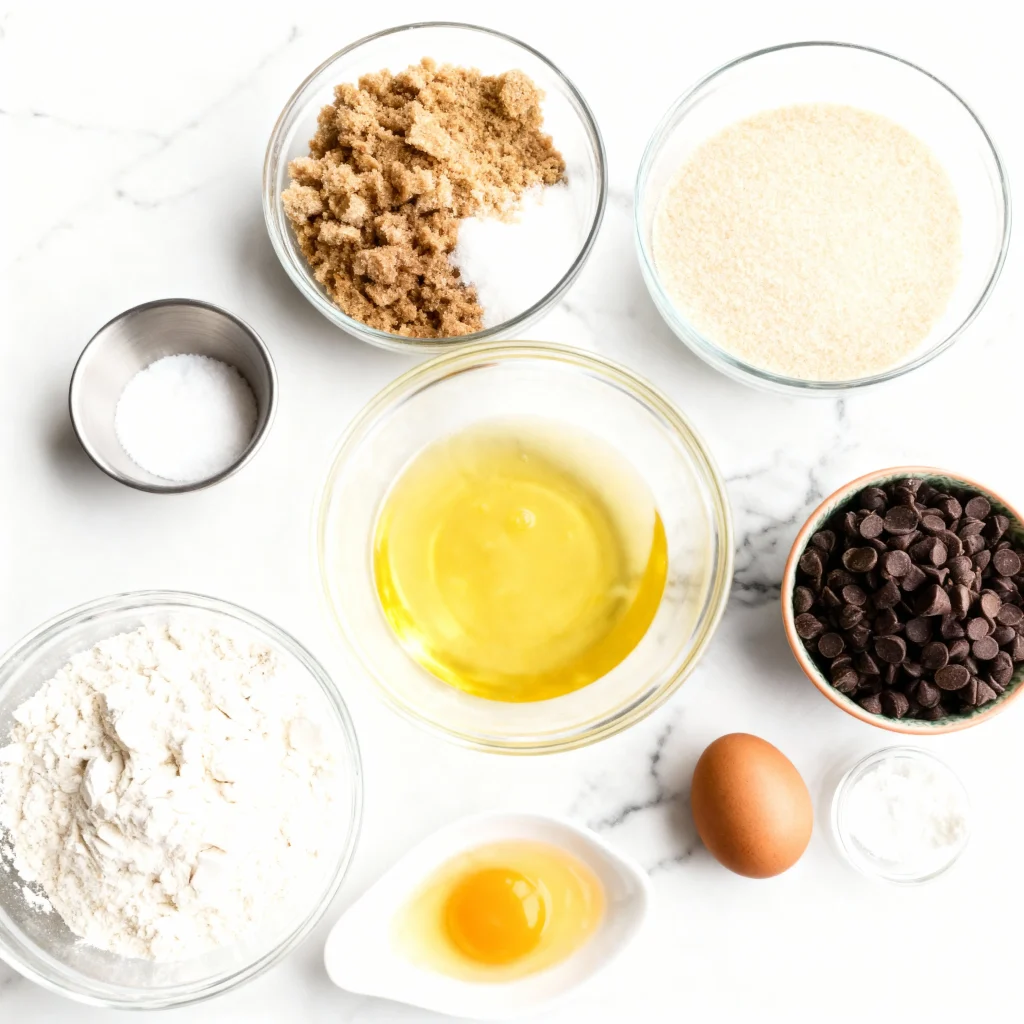 Chocolate Chip Cookies Recipe Ingredients
