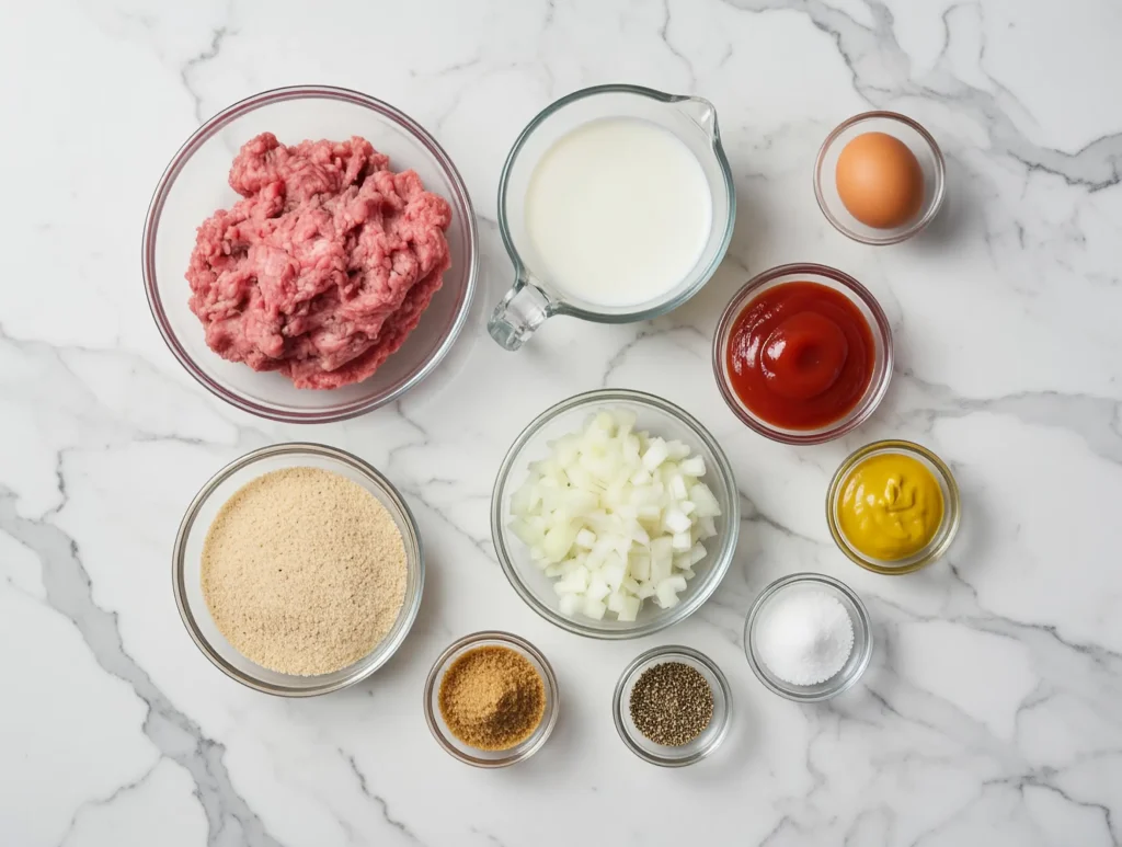 Easy Meatloaf Recipe Ingredients