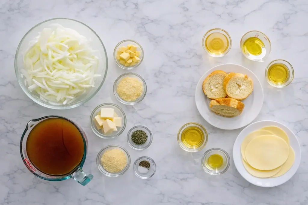 French Onion Soup Recipe Ingredients