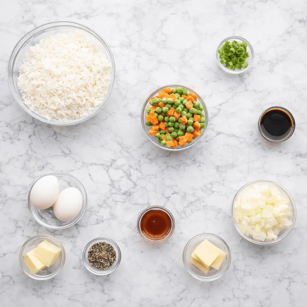 Fried Rice Recipe Ingredients