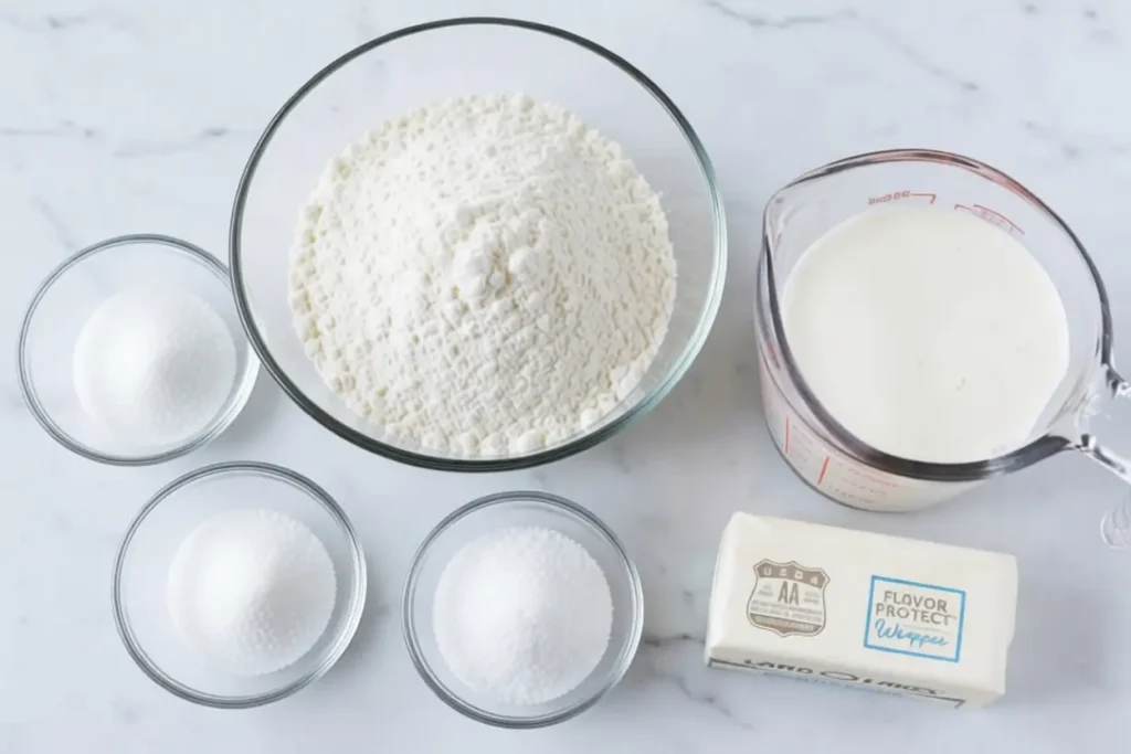 Homemade Biscuits Recipe Ingredients