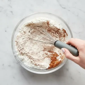 Mix dry ingredients