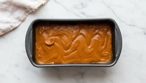 Pour the bettar in loaf pan