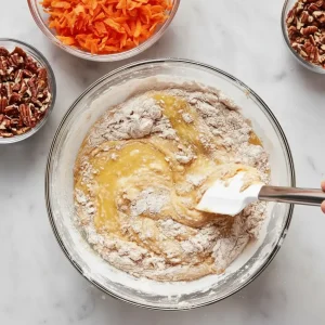 mix wet ingredients